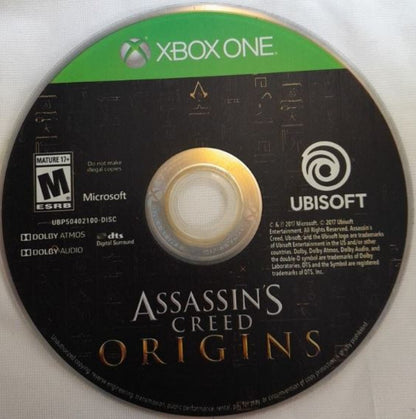 Assassin’s Creed: Origins for Xbox One with ancient Egyptian open-world adventure theme disc