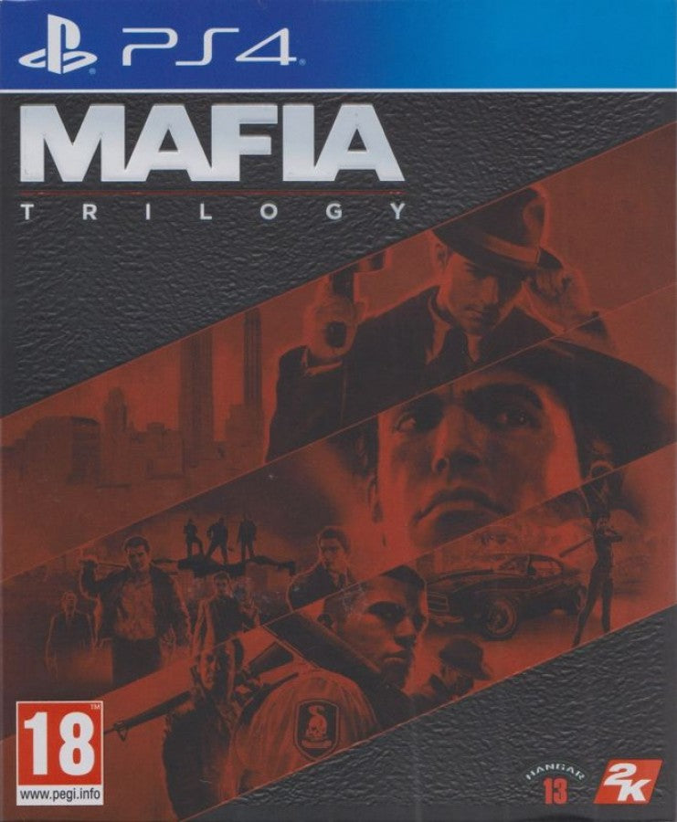 Mafia Trilogy [PAL Import] cover art for PlayStation 4 (PS4) video game. 