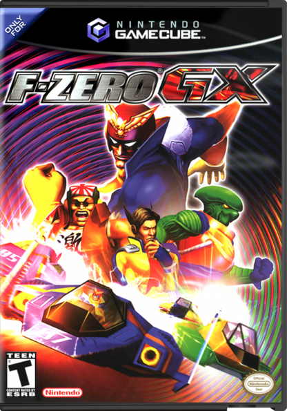 F-Zero GX – GameCube (GC) Front Cover Art for this GamecCube Video Game