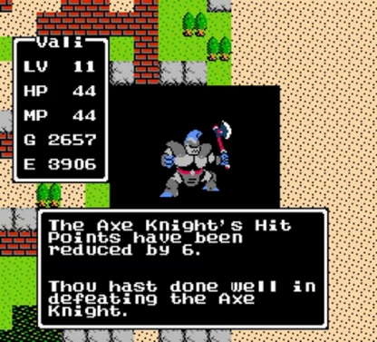 Dragon Warrior NES Nintendo Entertainment System JRPG role playing game fantasy adventure turn based combat exploration leveling classic Enix retro 8 bit gaming cartridge video game title gameplay