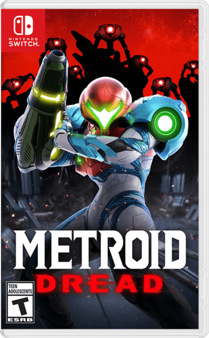 Metroid Dread cover art for Nintendo Switch (NS) video game