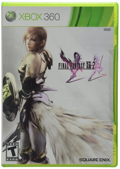 Final Fantasy XIII-2 cover art for Xbox 360 (X360) role-playing video game