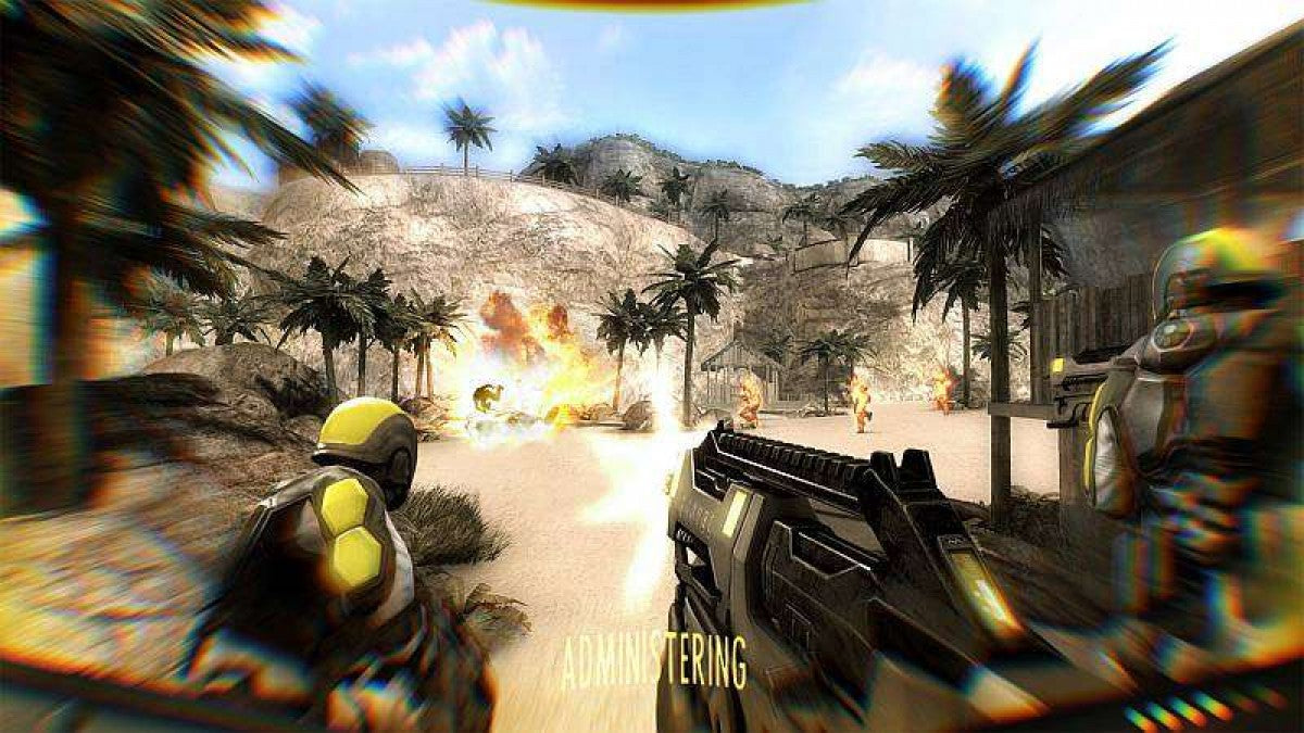  Haze for PlayStation 3 first person shooter sci fi action game featuring futuristic soldiers Nectar drug mechanic campaign mode multiplayer combat gameplay 