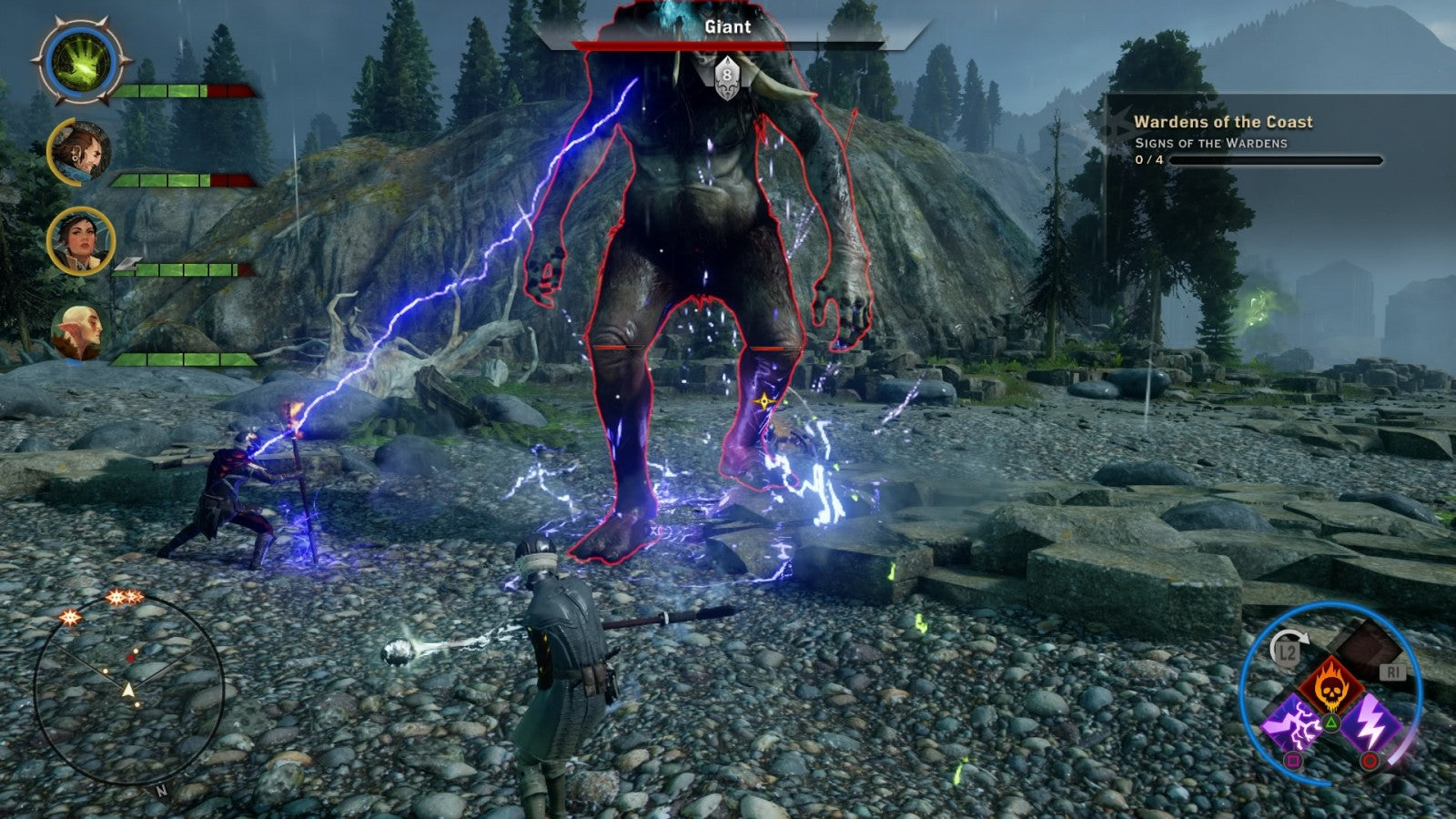 Dragon Age: Inquisition retro PS4 video game Dragon Age Inquisition fantasy action RPG open world adventure party based combat story driven role playing game console release gameplay 