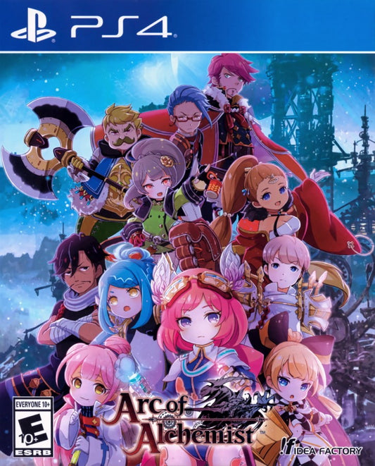 Arc of Alchemist for PlayStation 4 action RPG featuring desert exploration real time combat character switching and anime style story driven gameplay cover