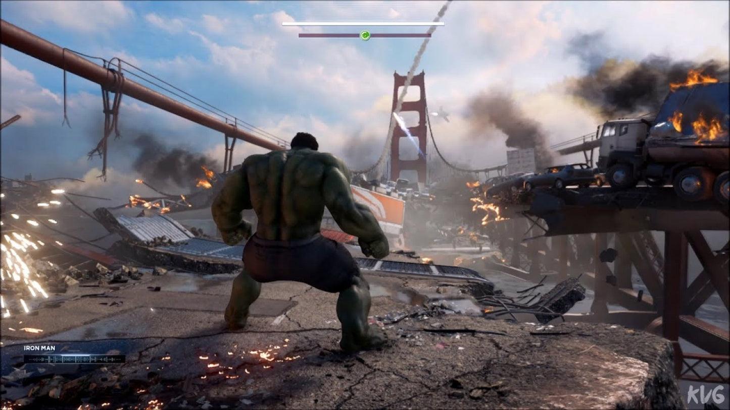 Marvel Avengers Steelbook Edition Xbox One action adventure superhero game Marvel Comics Avengers team Iron Man Captain America Thor Hulk Black Widow cooperative gameplay campaign story driven live service loot progression Square Enix Crystal Dynamics Xbox One game disc steelbook collector edition bonus content digital extras cosmic threat superhero combat gameplay  