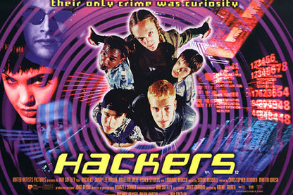 Hackers UMD Movie for PSP digital film release featuring the iconic 1995 cyberpunk hacking story cult classic characters and portable handheld viewing experience screenshot