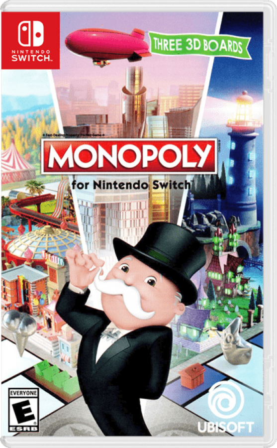 Monopoly cover art for Nintendo Switch (NS) video game