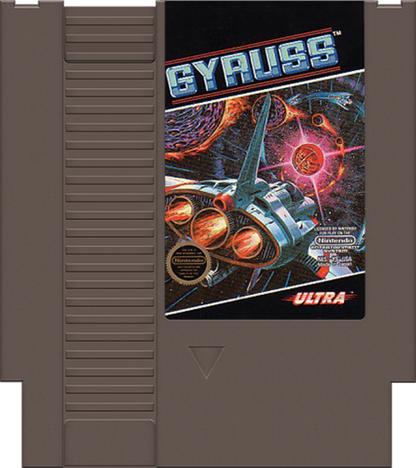 Gyruss cartridge for Nintendo Entertainment System (NES) retro video game