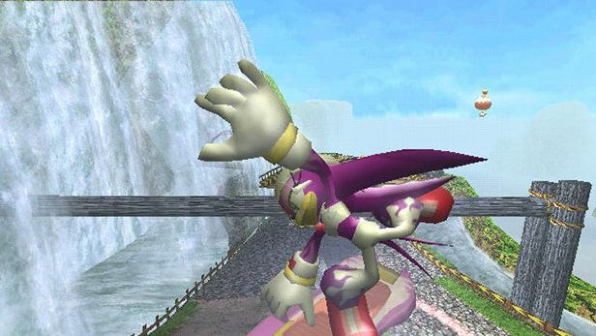 Sonic Riders – PlayStation 2 (PS2) video game gameplay, arcade racing.