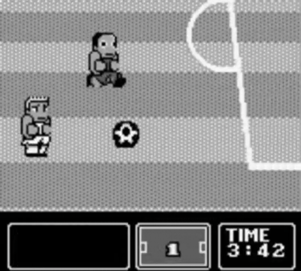 Nintendo World Cup Game Boy sports soccer video game gameplay