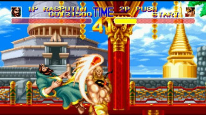 World Heroes Anthology – PlayStation 2 (PS2) video game gameplay, fighting.