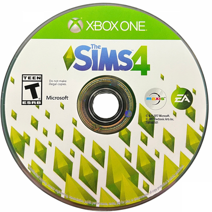 Sims 4 Deluxe Party Edition Xbox One life simulation game create and control virtual people build homes pursue careers form relationships, Deluxe Party Edition includes bonus content and party pack disc art