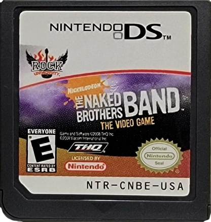 The Naked Bros Band cartridge for Nintendo DS (DS) music rhythm video game
