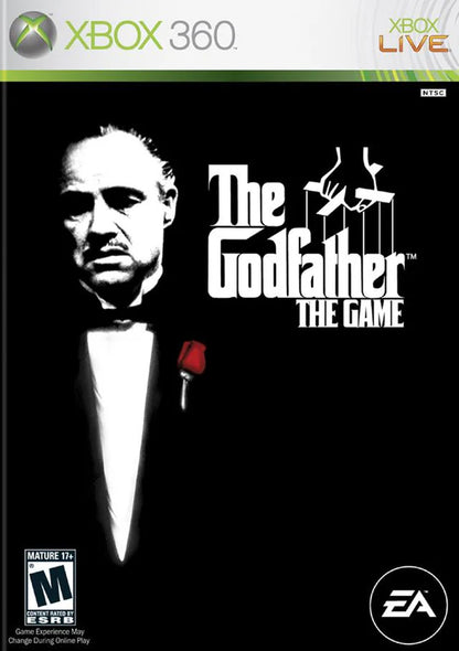 The Godfather cover art for Xbox 360 (X360) action-adventure crime video game