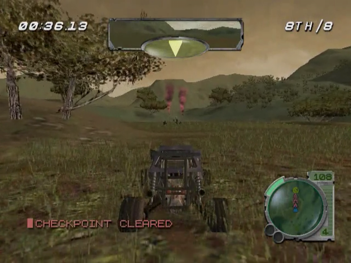 Smuggler's Run: Warzones gameplay for Nintendo GameCube (GC) off-road racing action video game