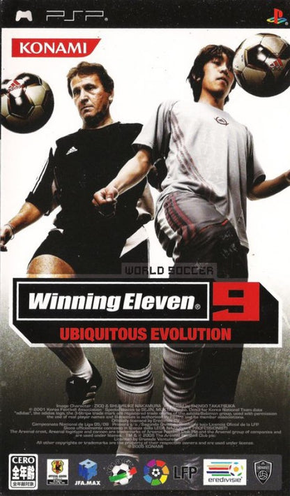 World Soccer: Winning Eleven 9 [Japanese Import] – cover art for PlayStation Portable (PSP) soccer sports game