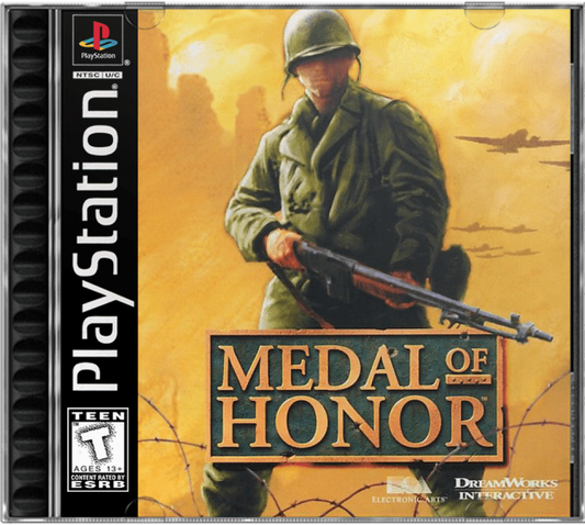 Medal of Honor cover art for PlayStation 1 (PS1) video game