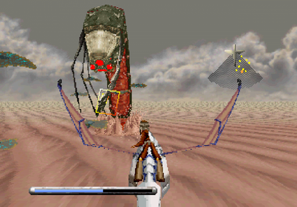 Panzer Dragoon Sega Saturn rail shooter fantasy dragon riding aerial combat on rails shooter Sega arcade style action Team Andromeda cinematic gameplay retro gaming Sega Saturn software video game title gameplay