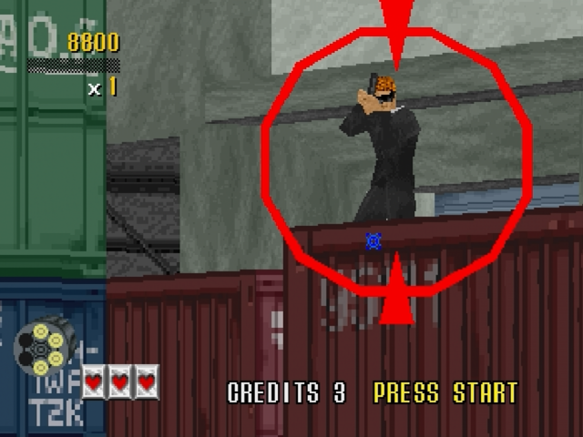 Virtua Cop gameplay for Sega Saturn (SS) video game