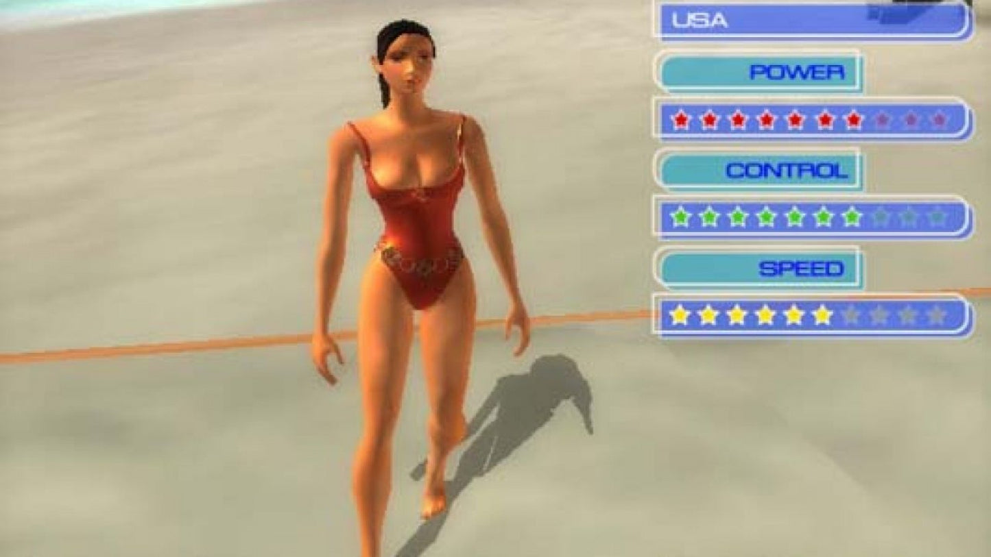 Beach Volleyball Summer Heat for PlayStation 2 with arcade-style beach sports theme gameplay
