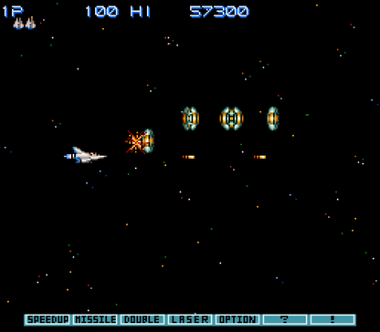 Gradius III gameplay image for Super Nintendo Entertainment System (SNES) video game