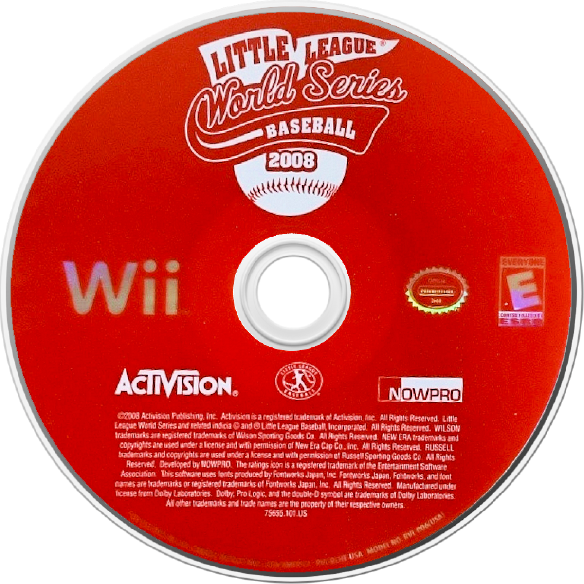 Little League World Series 2008 – Nintendo Wii (Wii) baseball sports video game disc