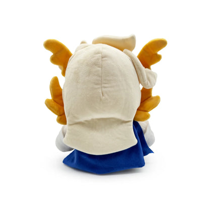 Madeleine Cookie Cookie Run plush inspired design featuring collectible fantasy character plush aesthetic soft stuffed toy knight themed cookie warrior cute mobile game mascot charming adventure gaming merchandise presentation
