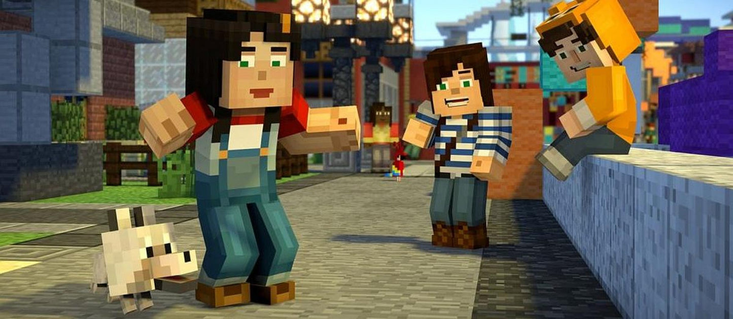 Minecraft Story Mode: Complete Adventure gameplay for Nintendo Switch adventure video game. 