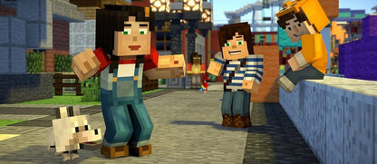 Minecraft Story Mode: Complete Adventure gameplay for Nintendo Switch adventure video game. 