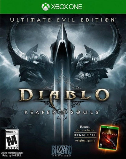 Diablo III: Reaper of Souls [Ultimate Evil Edition] cover art for Xbox One (XONE) video game