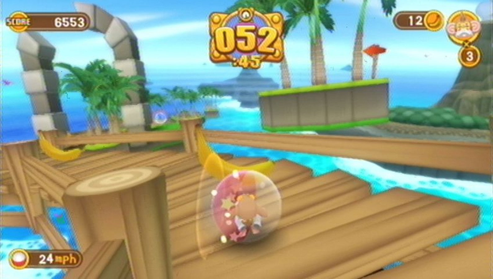 Super Monkey Ball: Banana Blitz – Nintendo Wii (Wii) arcade platformer puzzle action video game gameplay