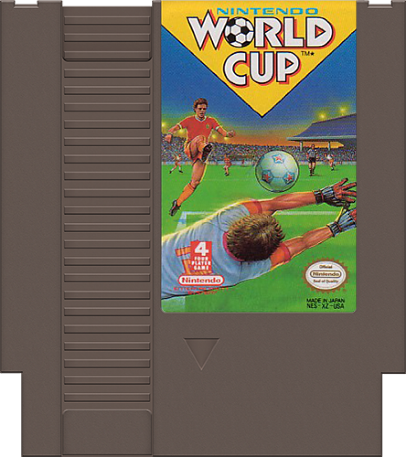 Nintendo World Cup cartridge for Nintendo Entertainment System (NES) retro video game