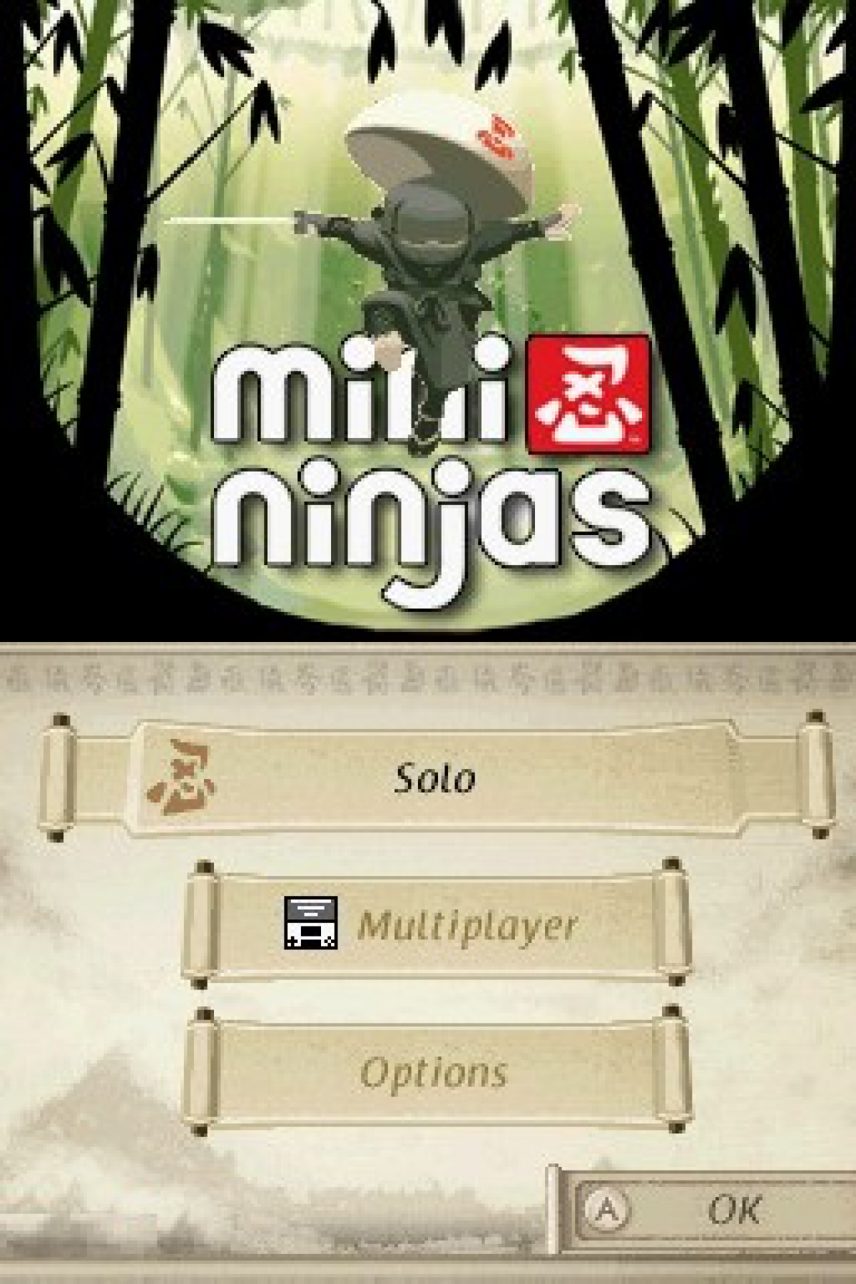 Mini Ninjas Nintendo DS for retro video game enthusiasts featuring action adventure gameplay ninja themed exploration stealth mechanics puzzle solving martial arts combat charming characters and collectible gaming appeal gameplay  