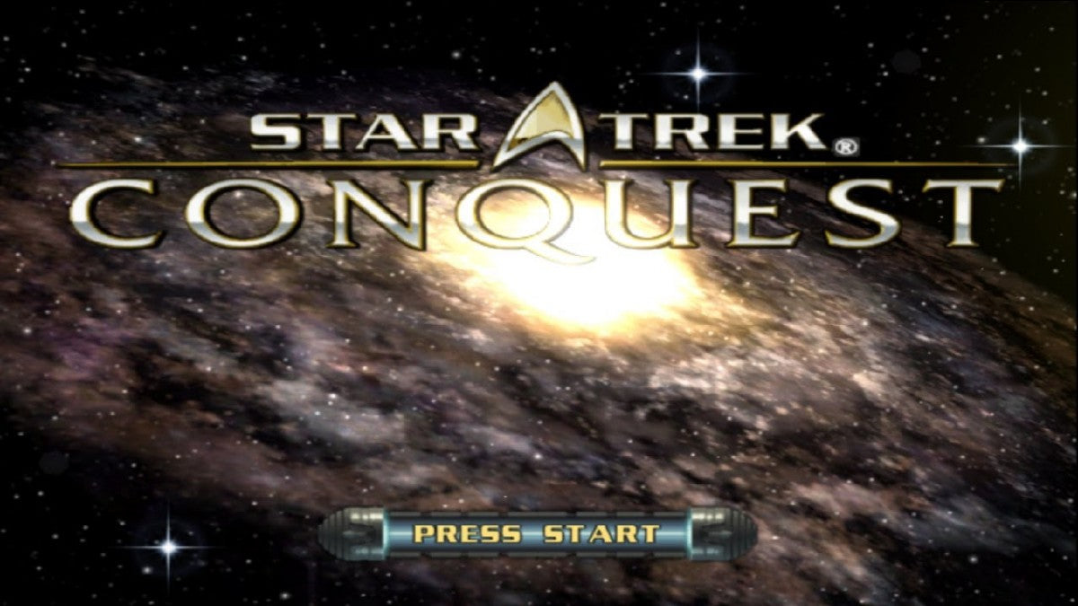 Star Trek Conquest PlayStation 2 PS2 for strategy video game fans featuring turn based galactic warfare iconic Star Trek factions space fleet battles planetary conquest tactical gameplay single player campaign sci fi adventure collectible gaming appeal gameplay