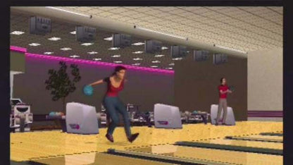 Strike Force Bowling – PlayStation 2 (PS2) video game gameplay, sports bowling simulation.