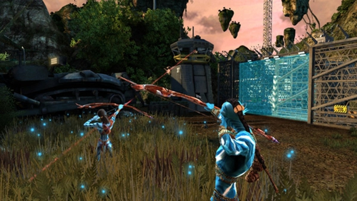 James Cameron's Avatar The Game Nintendo Wii for action adventure video game fans featuring Pandora exploration Na'vi and human factions alien wildlife combat customizable characters motion controls third person action missions colorful environments and immersive science fiction adventure collectible gaming appeal gameplay