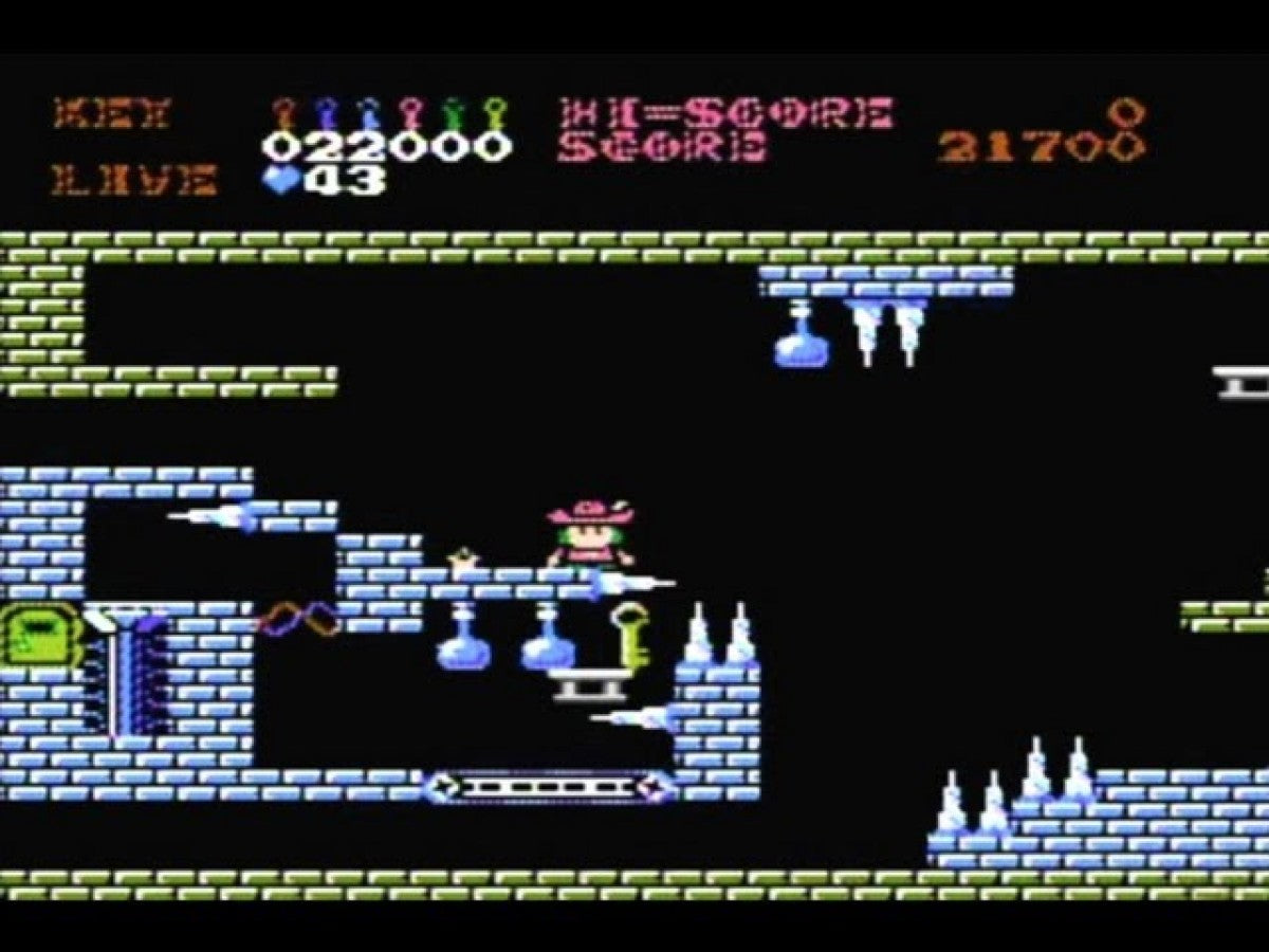 Castlequest Nintendo Entertainment System NES for action puzzle video game fans featuring fantasy castle exploration platforming gameplay challenging puzzles magical enemies hidden secrets retro Nintendo adventure side scrolling action collectible gaming appeal gameplay