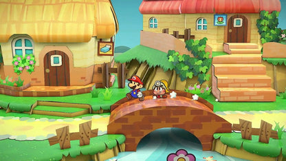 Paper Mario The Thousand-Year Door Player’s Choice Nintendo GameCube game featuring turn-based RPG gameplay with action commands character leveling story-driven adventure puzzle solving and collectible partners in the whimsical Paper Mario universe gameplay 