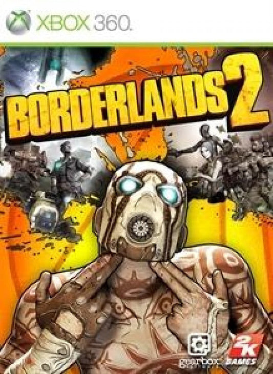 Borderlands 2 cover art for Xbox 360 (X360) video game