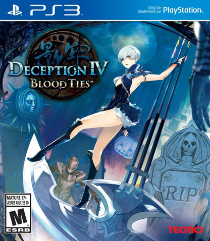 Deception IV: Blood Ties cover art for PlayStation 3 (PS3) video game