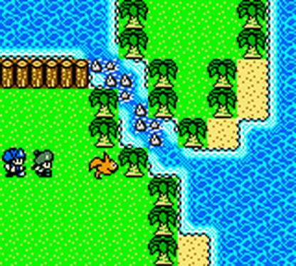 Dragon Warrior Monsters 2: Tara’s Adventure for Game Boy Color (GBC) at Gamers INC, featuring a deep monster-breeding RPG where you play as Tara to scout, tame, and synthesize monsters, explore randomly generated worlds through magical keys, and build the ultimate team in a charming classic Dragon Quest universe adventure gameplay screenshot