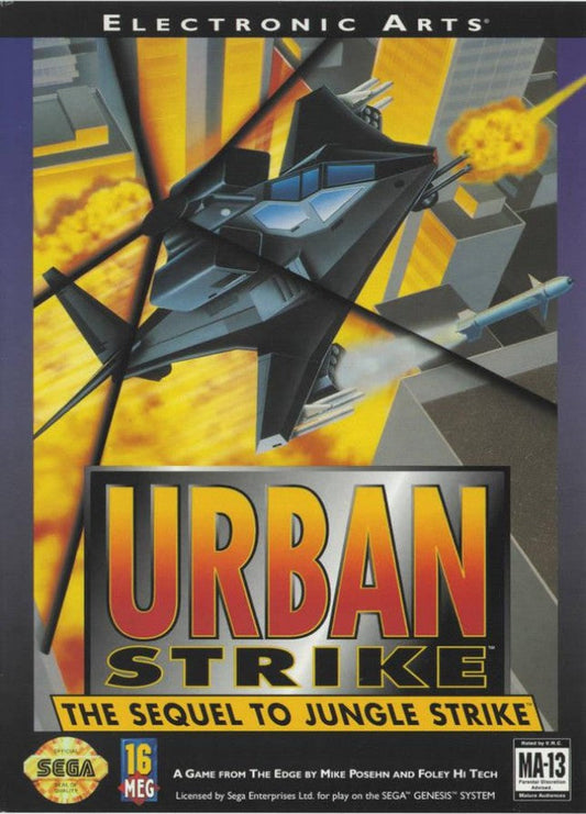 Urban Strike cover art for Sega Genesis (GEN) video game