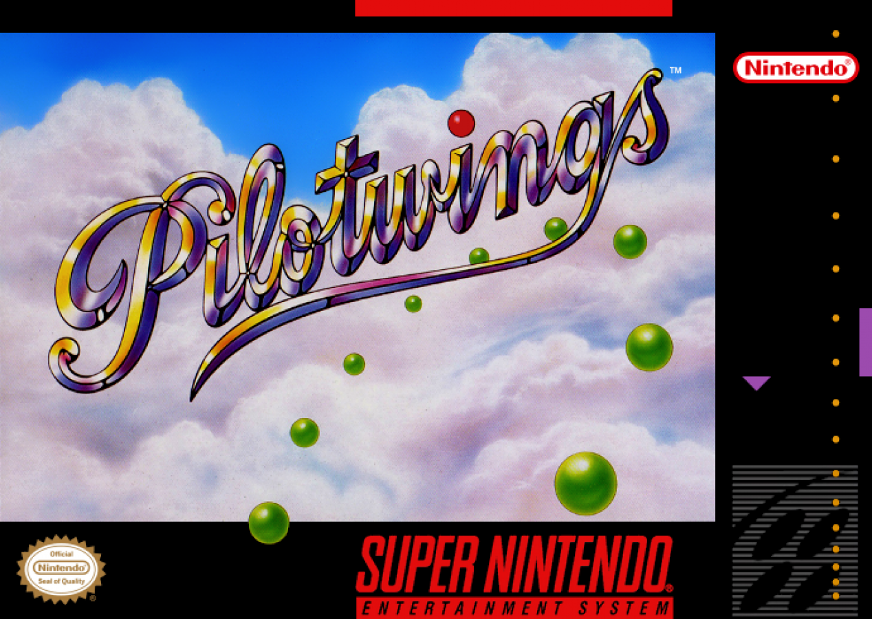 Pilotwings – Super Nintendo Entertainment System (SNES) Front Cover Box Art 