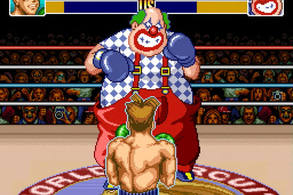 Super Punch-Out Super Nintendo Entertainment System SNES boxing sports video game sequel to Punch-Out Little Mac referee Mario opponents arcade style reflex-based gameplay championship circuit gameplay screenshot