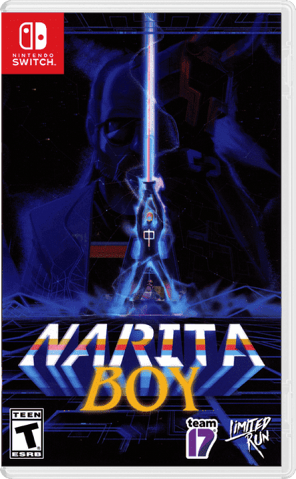 Narita Boy Limited Run 129 cover art for Nintendo Switch indie action game