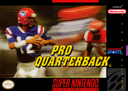Pro Quarterback cover art for Super Nintendo Entertainment System (SNES) video game