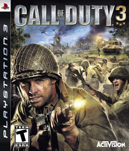 Call of Duty 3 cover art for PlayStation 3 (PS3) video game