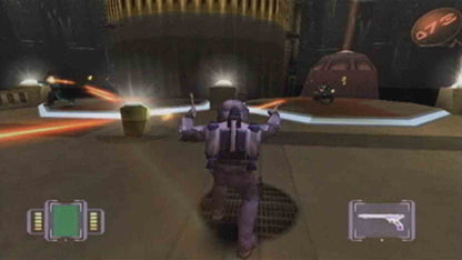 Star Wars: Bounty Hunter – PlayStation 2 (PS2) video game gameplay, action-adventure shooter.