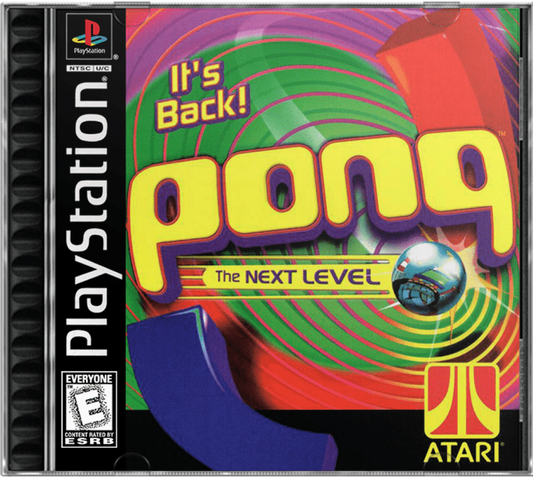 Pong: The Next Level cover art for PlayStation 1 (PS1) video game